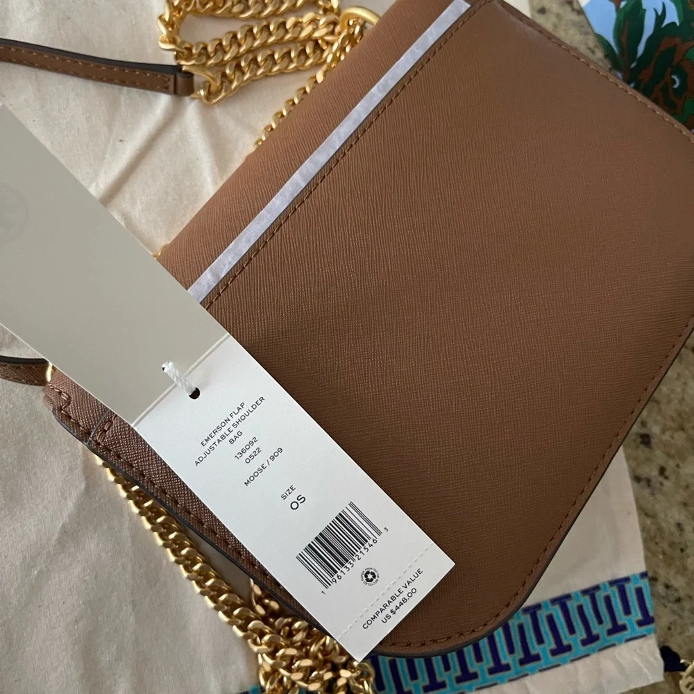 New Tory Burch Emerson shoulder bag and matching wallet - Picture 4 of 11